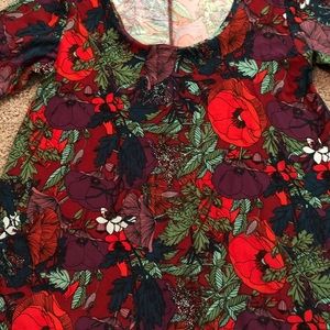 Vivid Floral Lularoe Perfect Tee